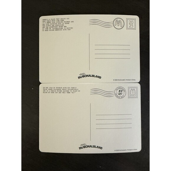 NEW 2025 McDonald's The McDonaldLand Adult Happy Meal Grimace - Picture 5 of 7